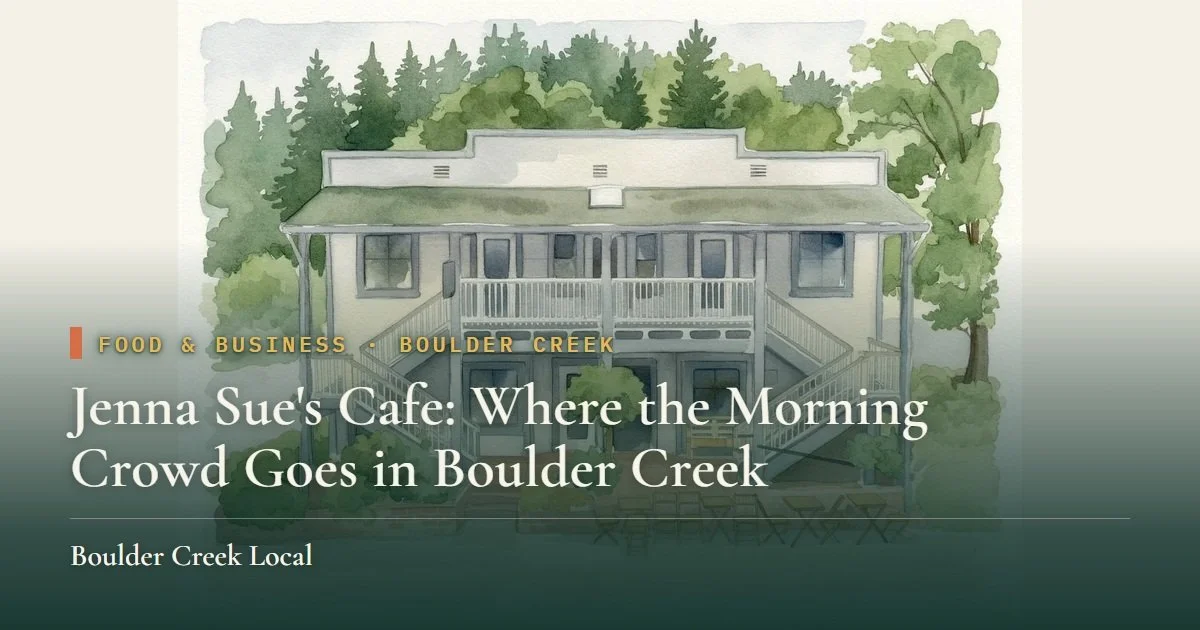 Jenna Sue's Cafe: Where the Morning Crowd Goes in Boulder Creek