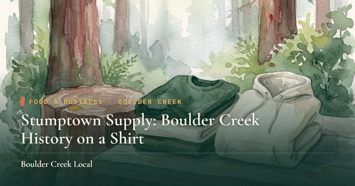 Stumptown Supply: Boulder Creek History on a Shirt