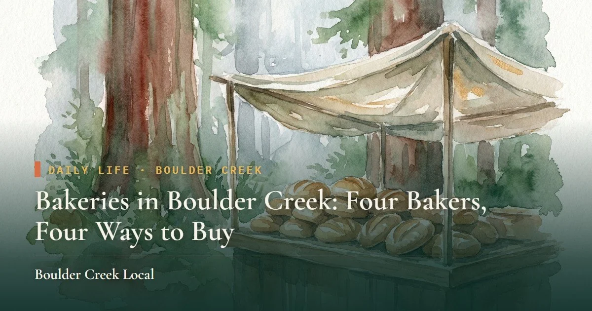 Bakeries in Boulder Creek: Four Bakers, Four Ways to Buy