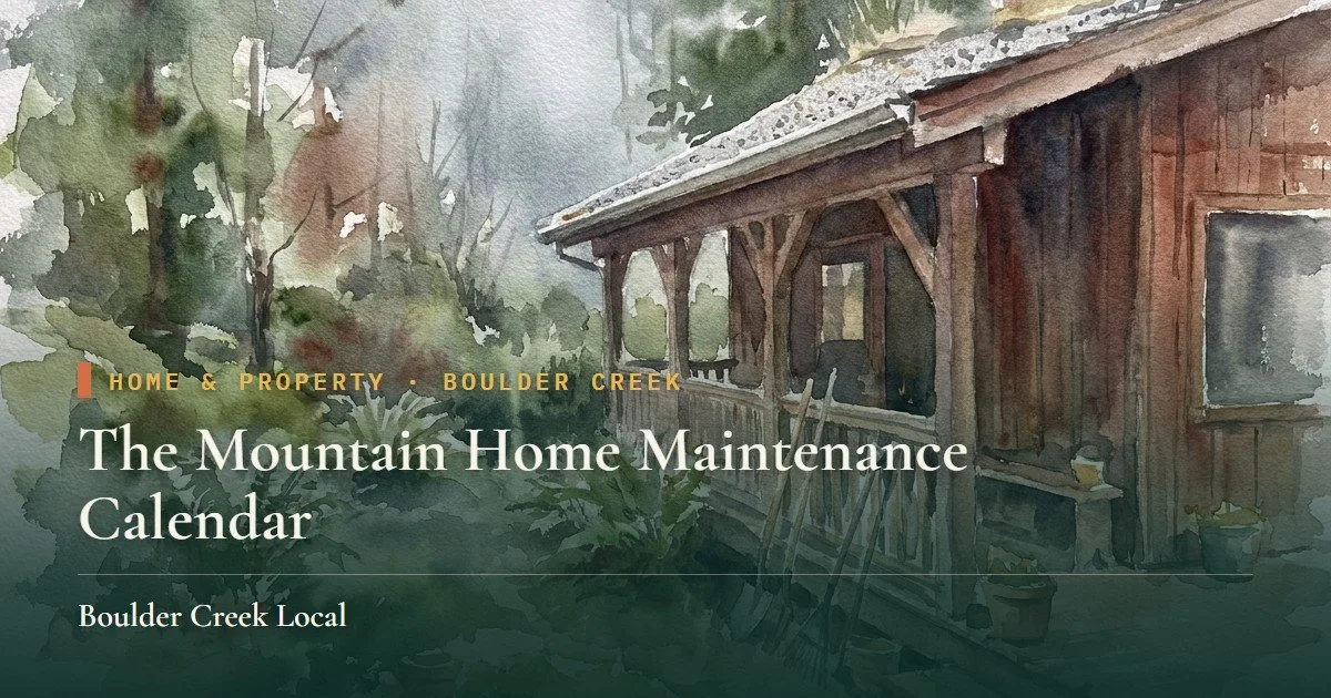 The Mountain Home Maintenance Calendar