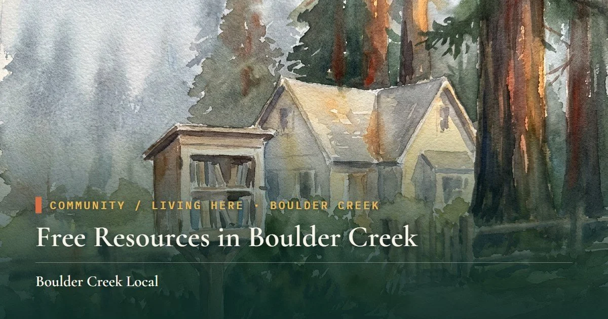 Free Resources in Boulder Creek