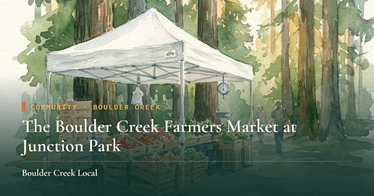 The Boulder Creek Farmers Market at Junction Park