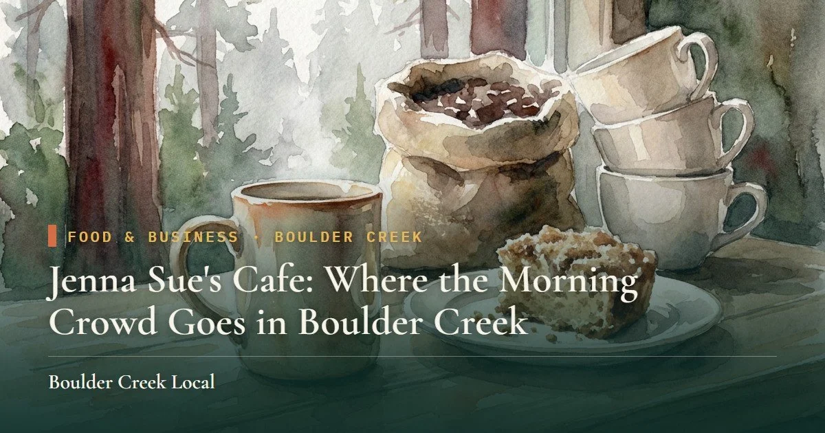Jenna Sue's Cafe: Where the Morning Crowd Goes in Boulder Creek