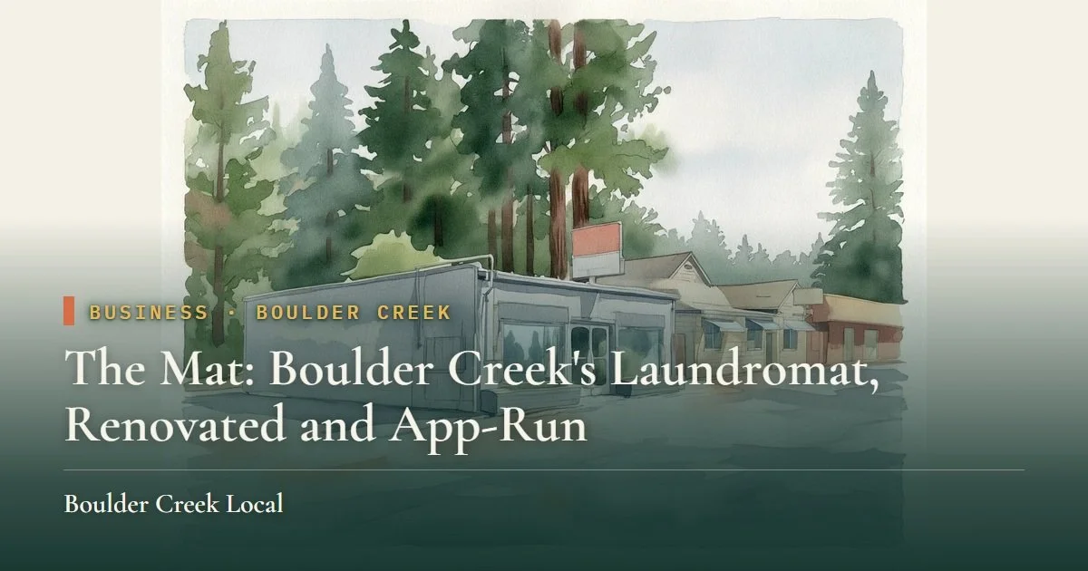 The Mat: Boulder Creek's Laundromat, Renovated and App-Run