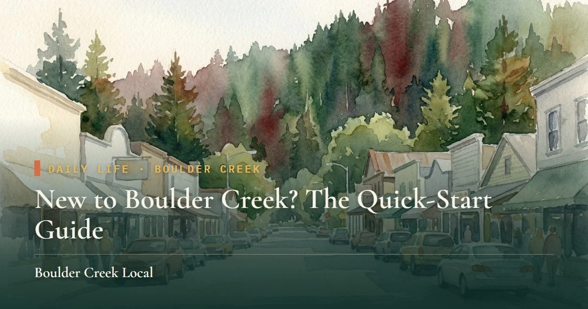 New to Boulder Creek? The Quick-Start Guide