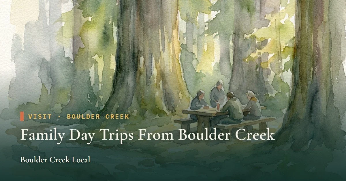 Family Day Trips From Boulder Creek