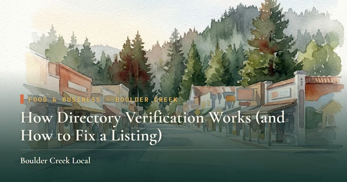How Directory Verification Works (and How to Fix a Listing)