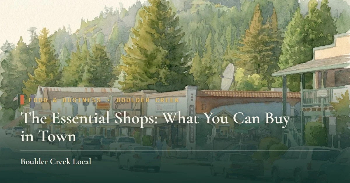 The Essential Shops: What You Can Buy in Town