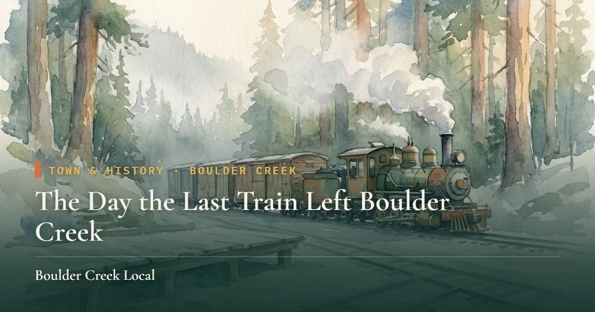 The Day the Last Train Left Boulder Creek