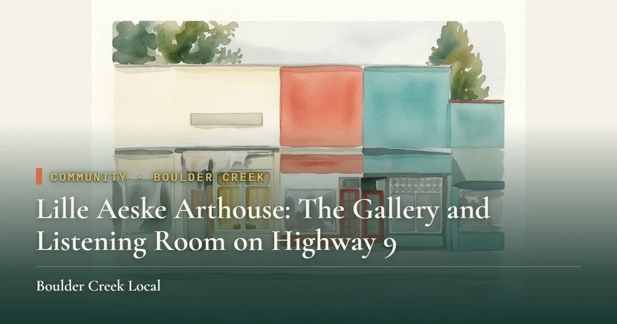 Lille Aeske Arthouse: The Gallery and Listening Room on Highway 9