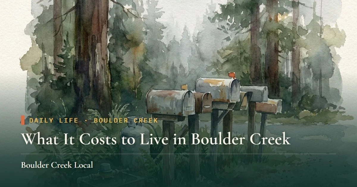 What It Costs to Live in Boulder Creek