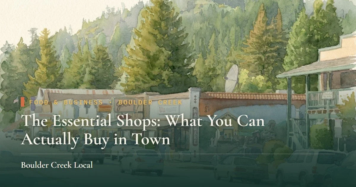 The Essential Shops: What You Can Actually Buy in Town
