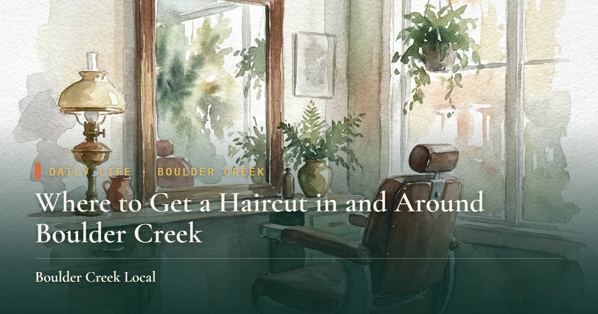 Where to Get a Haircut in and Around Boulder Creek