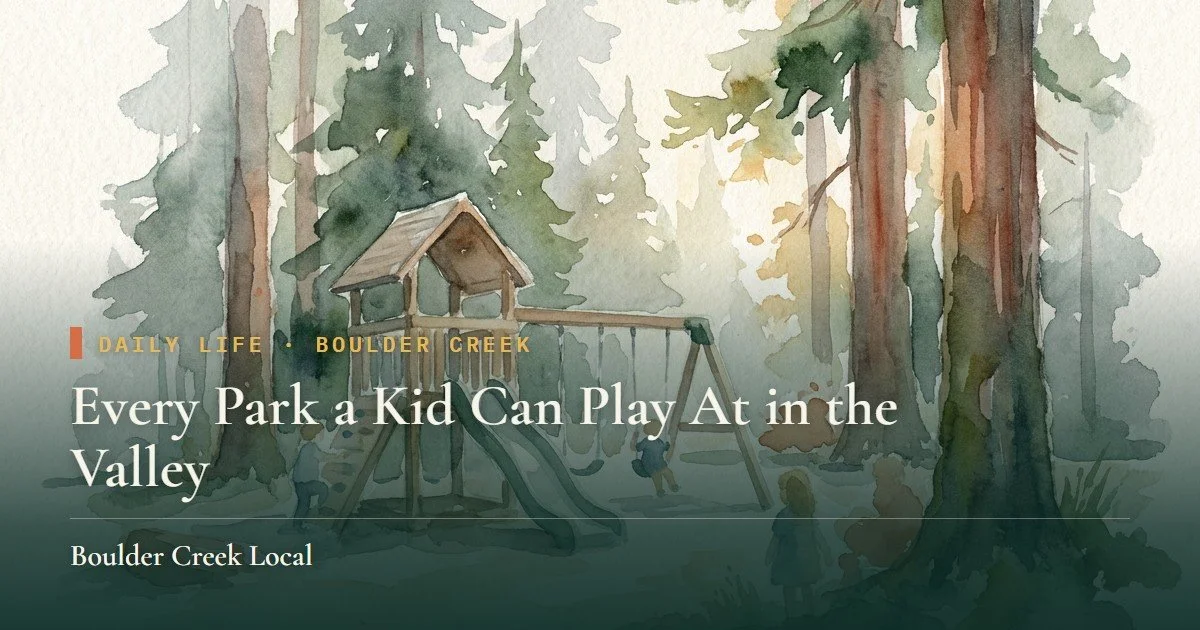 Every Park a Kid Can Play At in the Valley