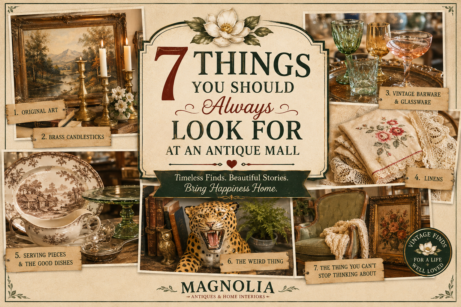 7 Things You Should Always Look for at an Antique Mall