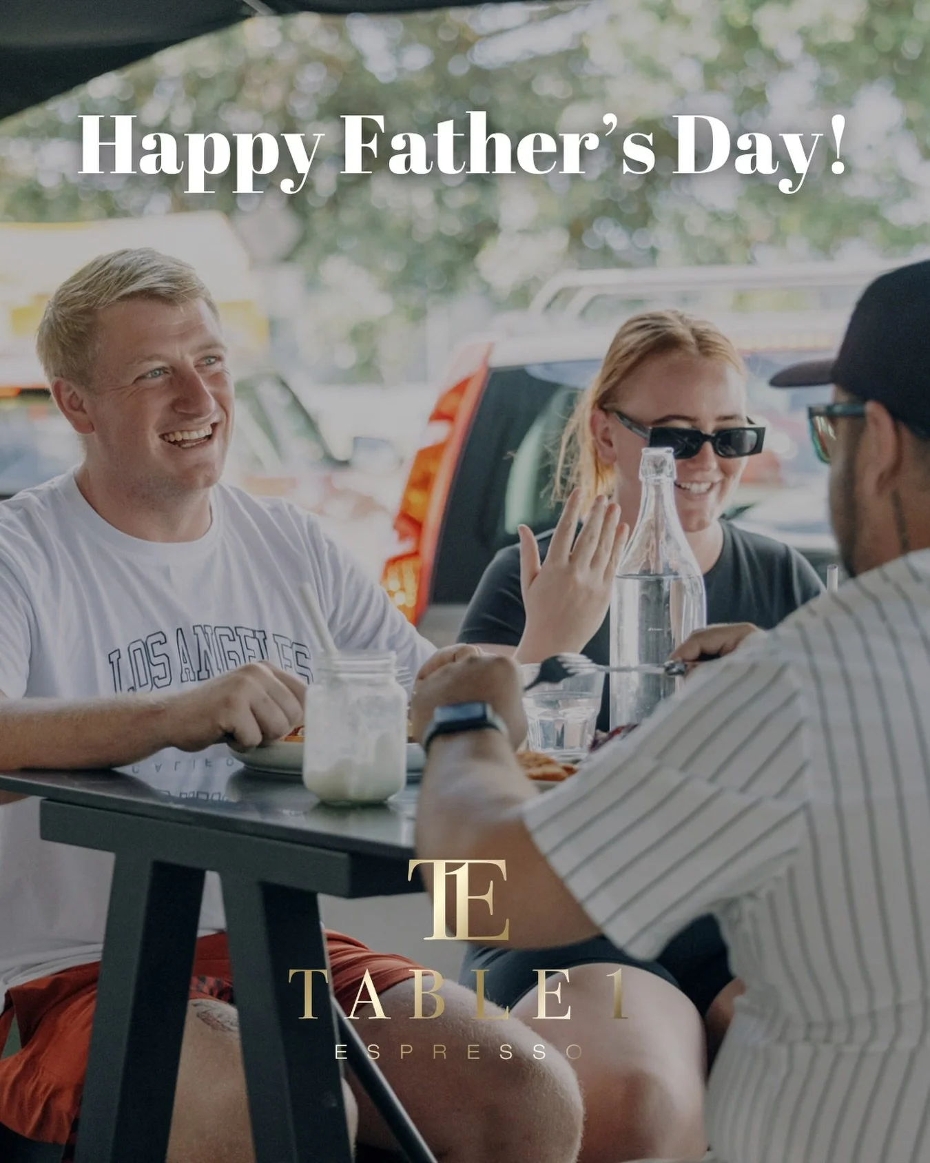 Happy Father&rsquo;s Day from all of us here at Table 1! 💙 🍺⁠
⁠
To all of the amazing local dads out there, enjoy this day with family and friends celebrating all of the wonderful memories you&rsquo;ve created. Catch up over brekkie and lunch faves