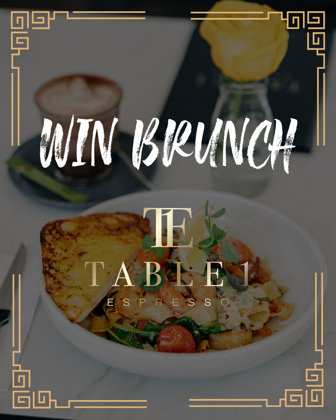 Competition Time! 🎉⁠ Win a $100 Brunch for Two At Table 1! 24 Hours Only!⁠
⁠
It&rsquo;s super easy to enter:⁠
⁠
❤️ LIKE this post⁠
👉 FOLLOW @table1espresso⁠
👇 TAG the lucky person you&rsquo;d bring along!⁠
🫡 TAG as many times as you want for more