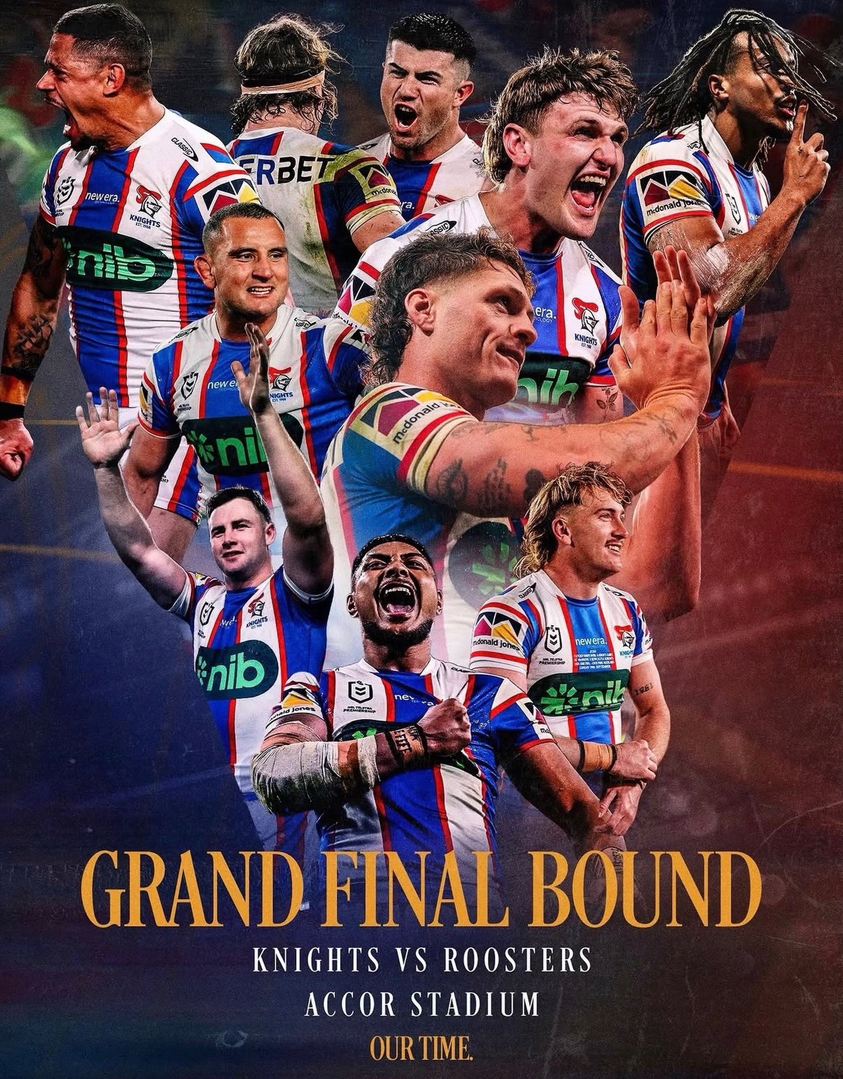 And just like that, we are going to the Grand Final congratulations to all of Newcastle and especially our very own @nrlknights 
🩷🩷💙🩷💙🩷💙🩷💙
