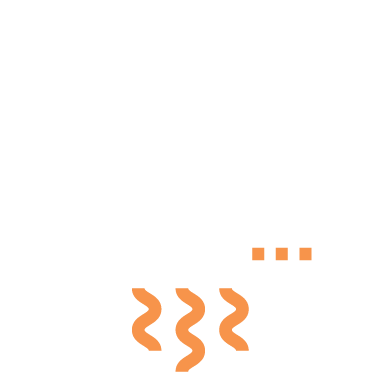 Icon of a range hood with heat wave symbols