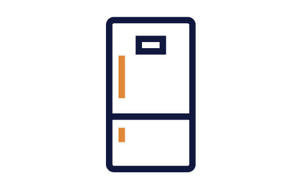 Icon of a refrigerator