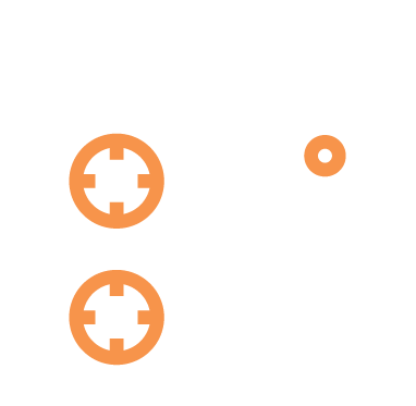 Icon of a cooktop with burners