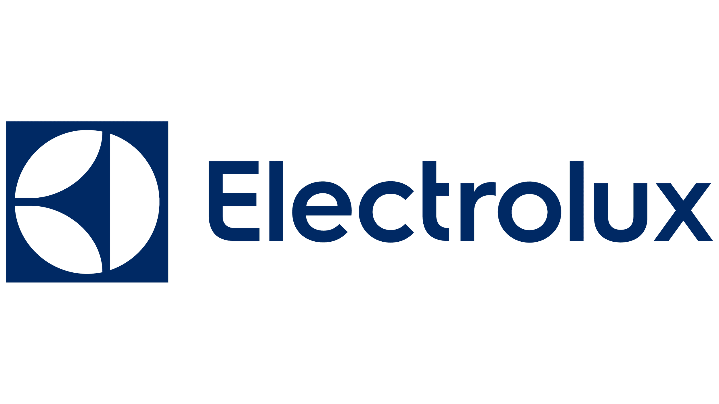 Electrolux logo, blue icon and wordmark
