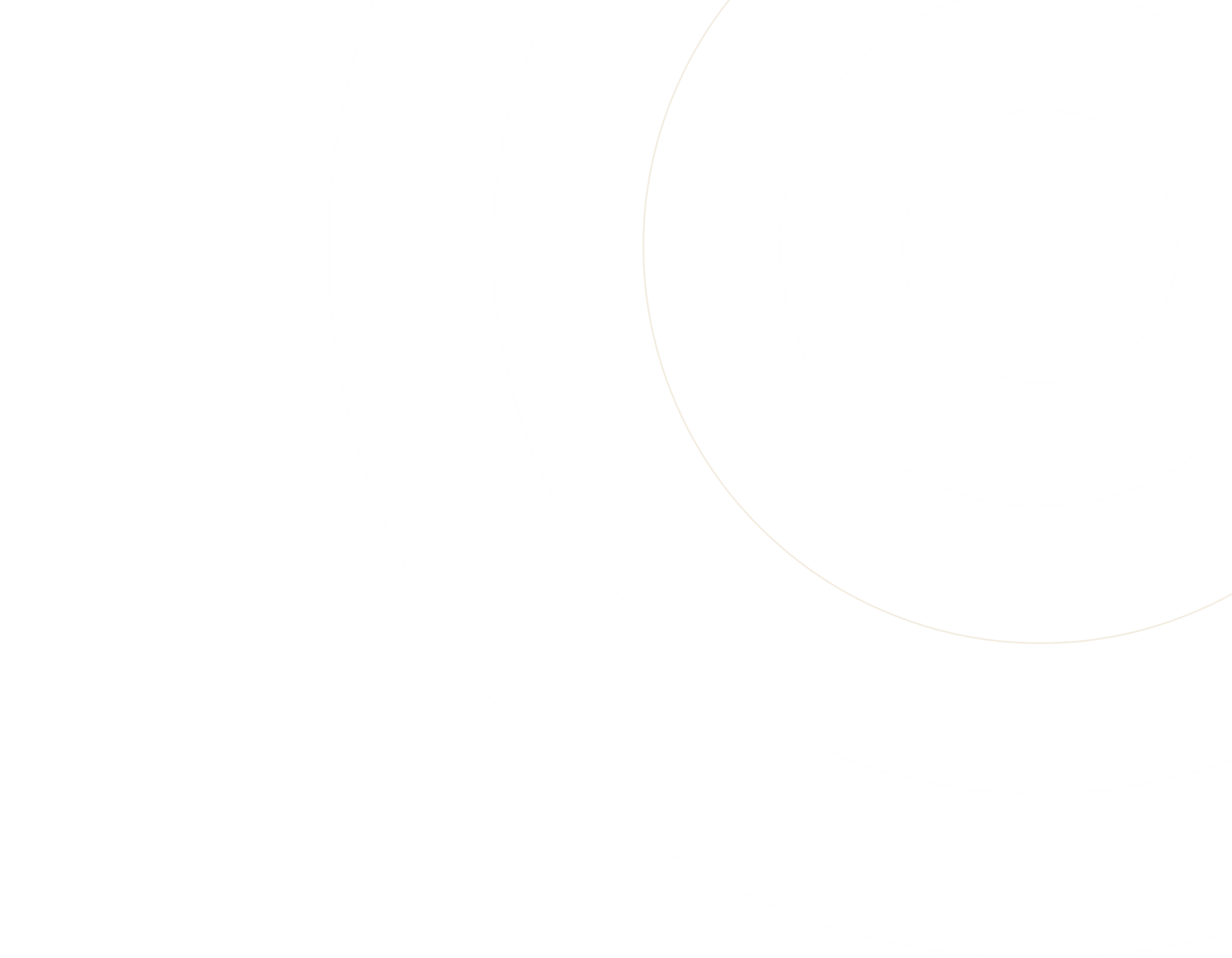 Black background with concentric circles in white and gold lines.