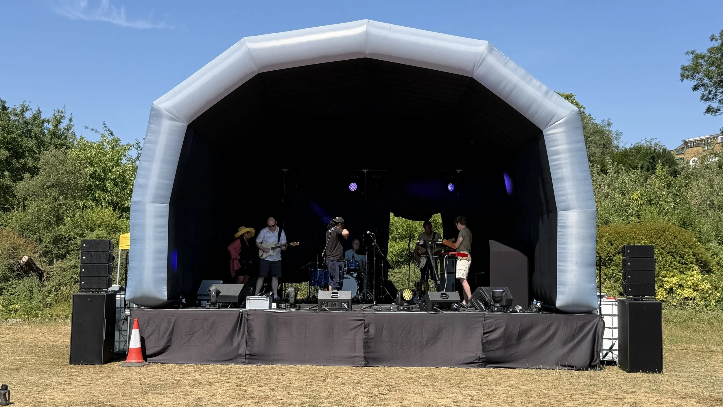 8m x 6m Inflatable Stage Canopy in London