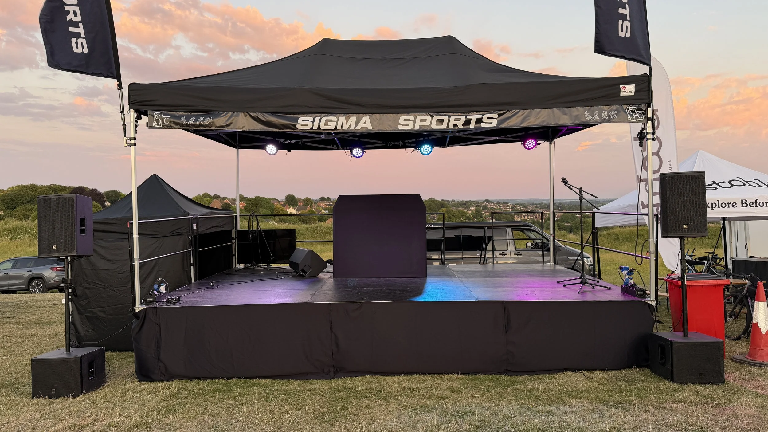 6m x 4m Stage at Sigma Sports Festival
