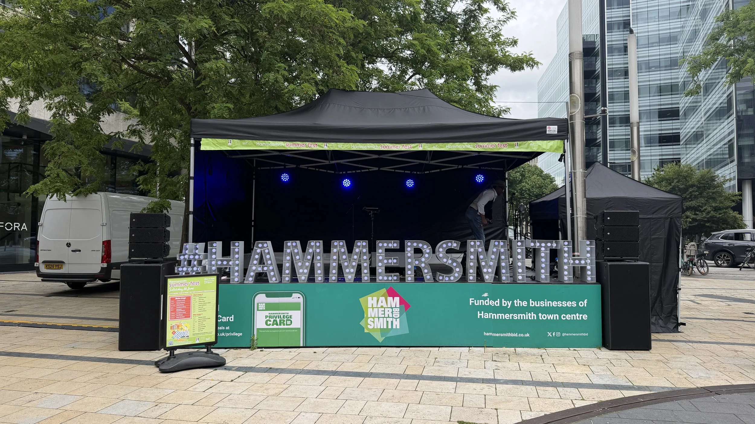 6m x 4m Stage In Hammersmith 