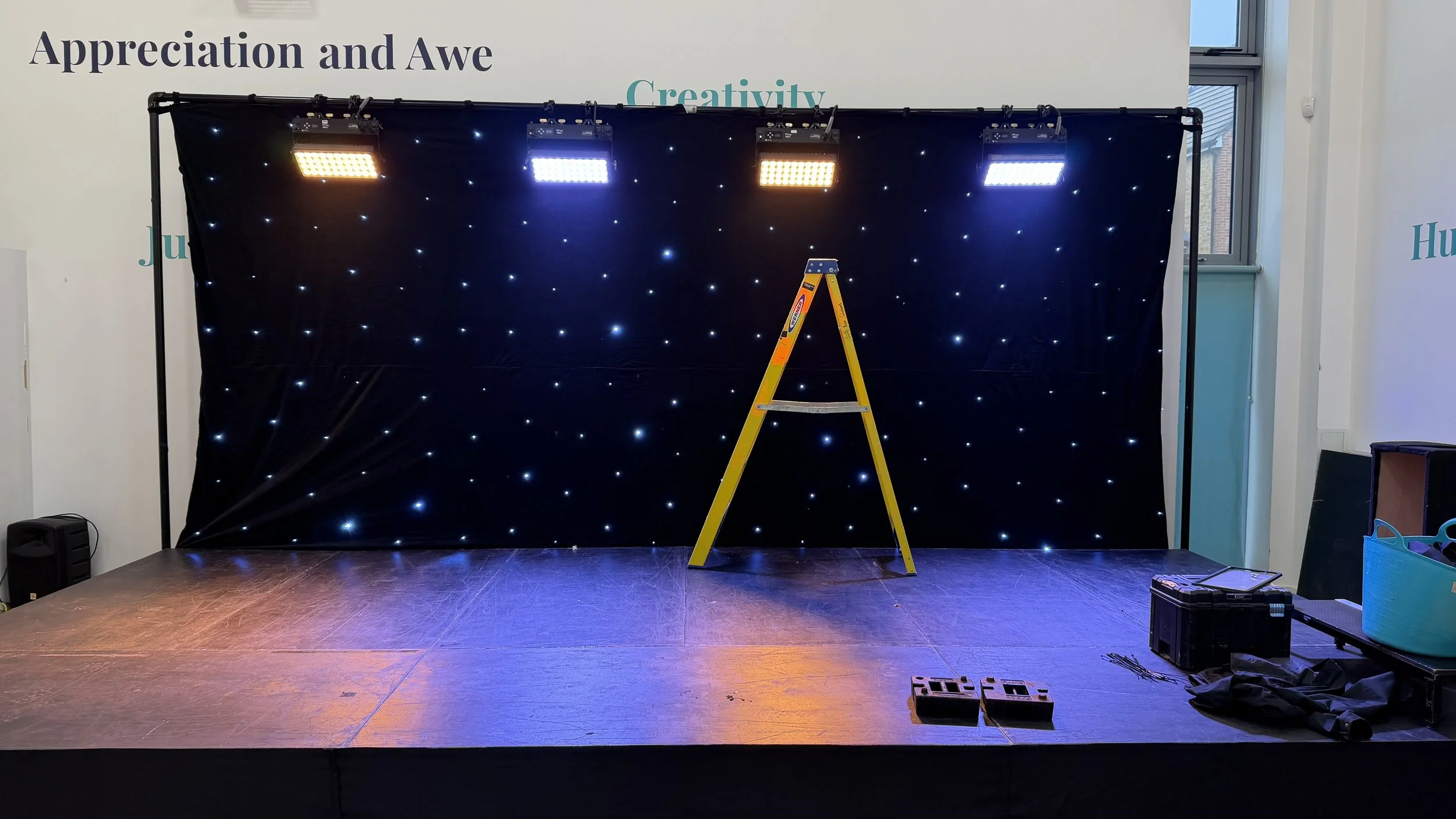 Indoor Stage Hire for School Christmas Concert