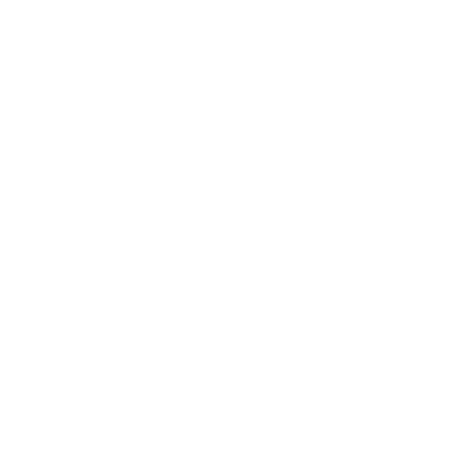 A black and white graphic with two stylized quotation marks facing each other.
