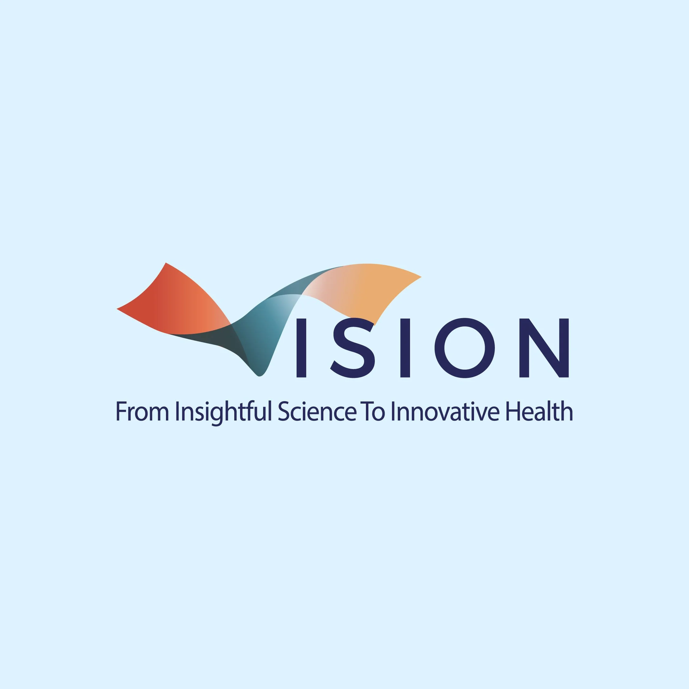 Le logo d'Insightful Science comprend une figure abstraite de vagues de couleur rouge, orange, vert foncé, beige, et bleu, accompagnée du texte 'INSIGHT' en majuscules, avec un sous-titre en anglais: 'From Insightful Science To Innovative Health'.