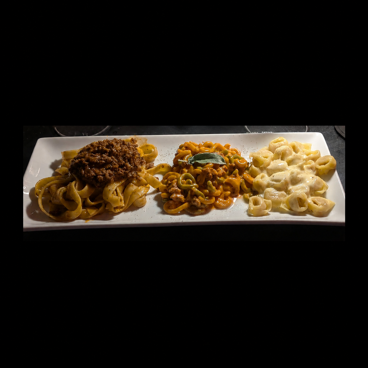 Selection of fresh handmade pasta at Fadiga in Soho