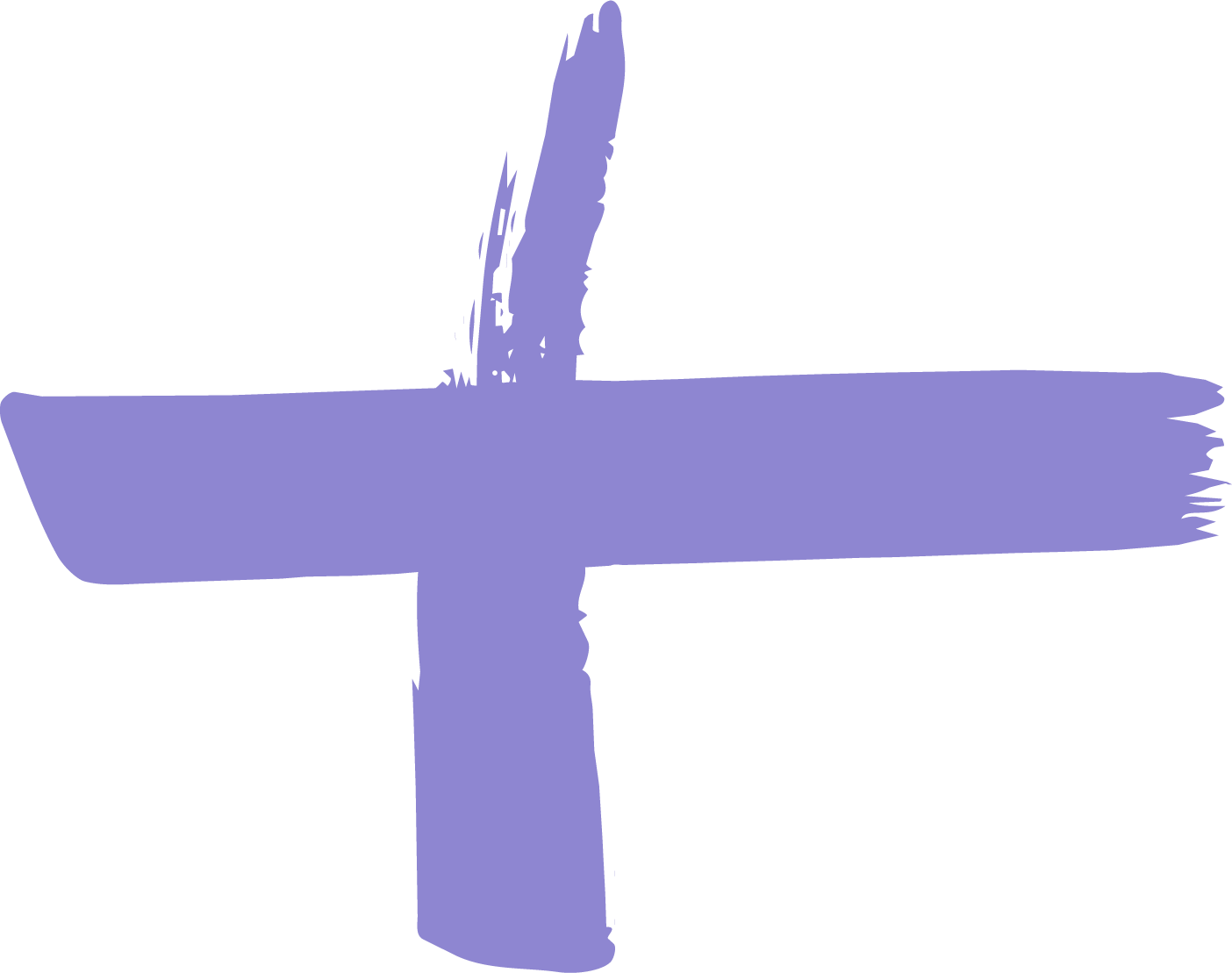 A digital illustration of a lavender-colored, stylized airplane with exaggerated wings and tail, set against a black background.