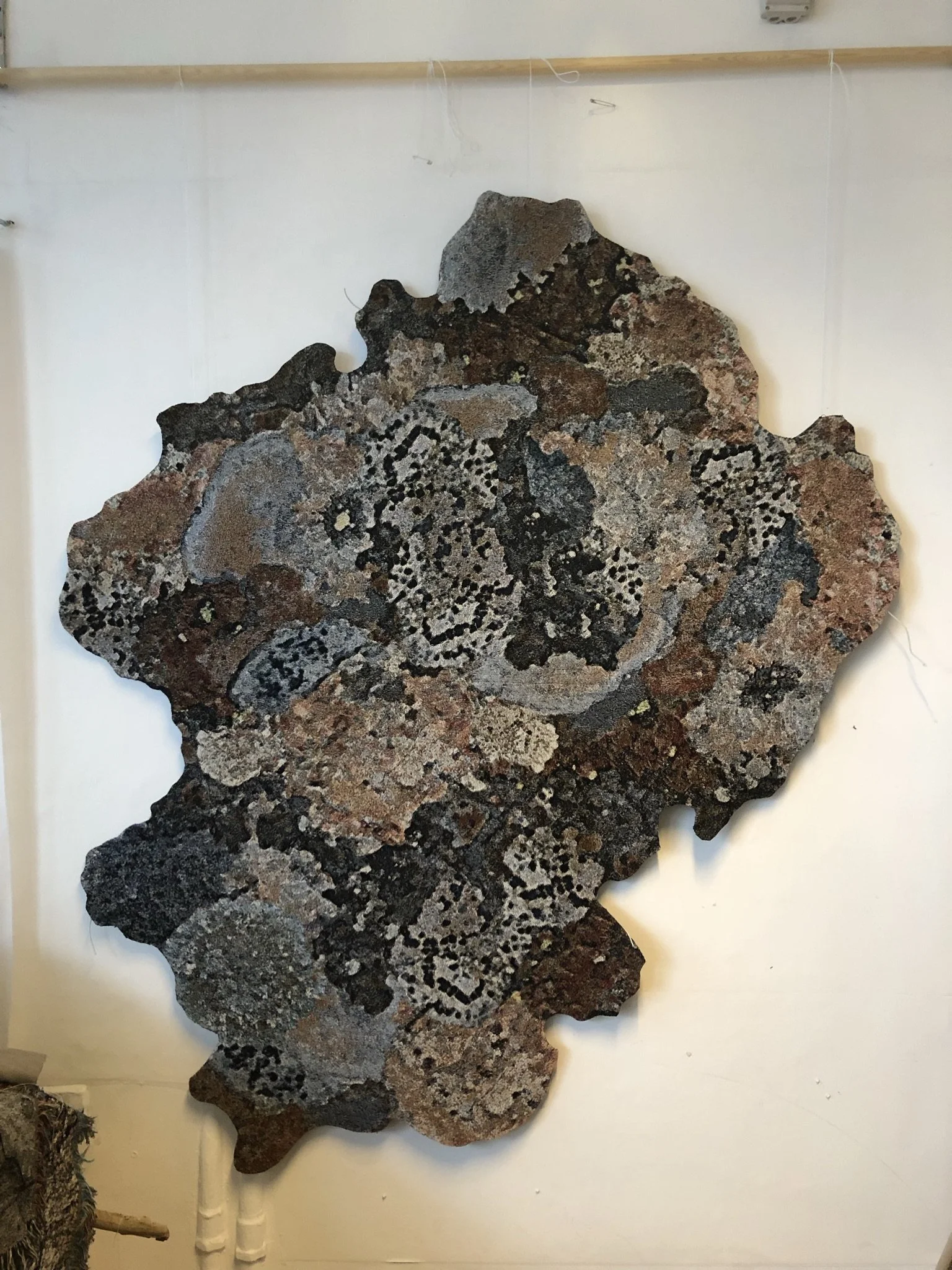 textile wall piece for "Forest Wandering"