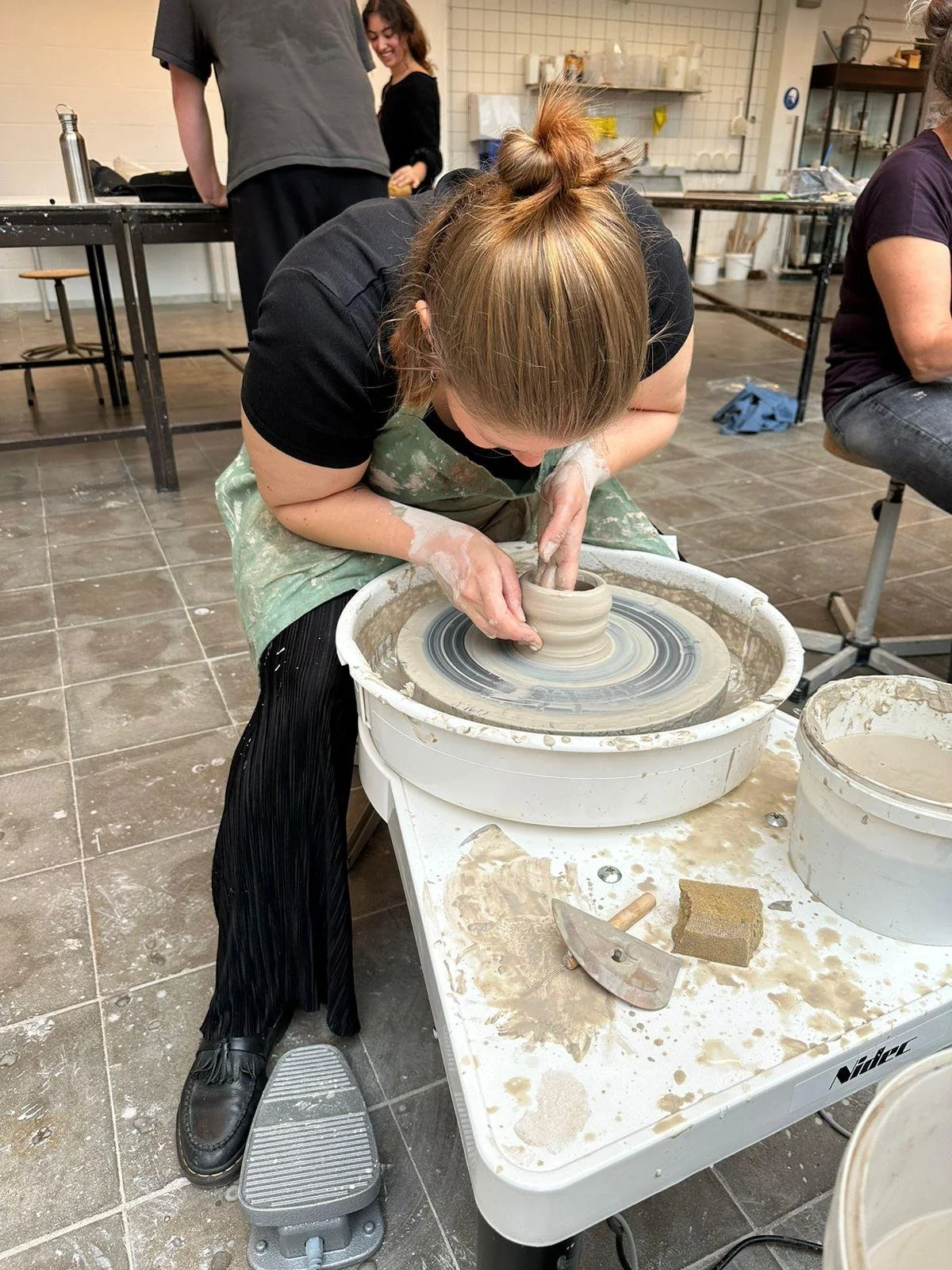 I am very interested in ceramics and the process of making ceramic pieces