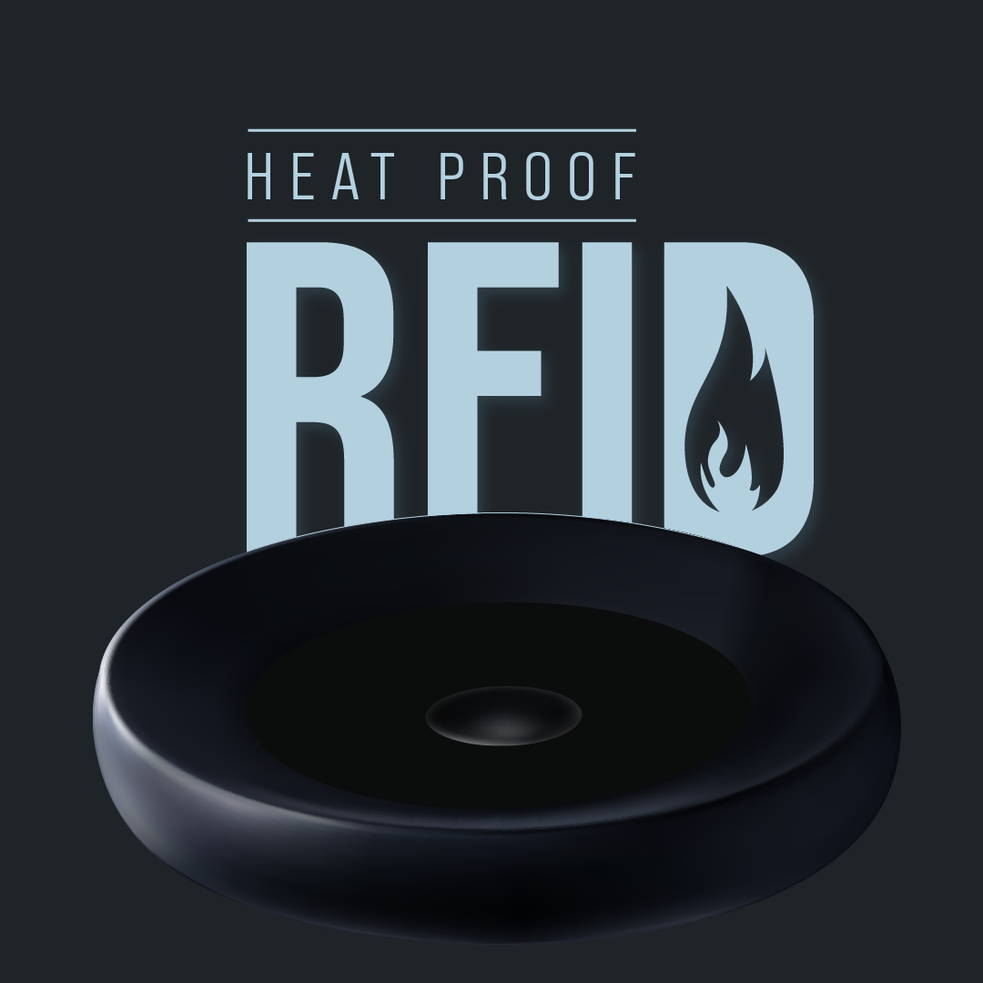 Heat-resistant RFID tag for demanding industrial environments