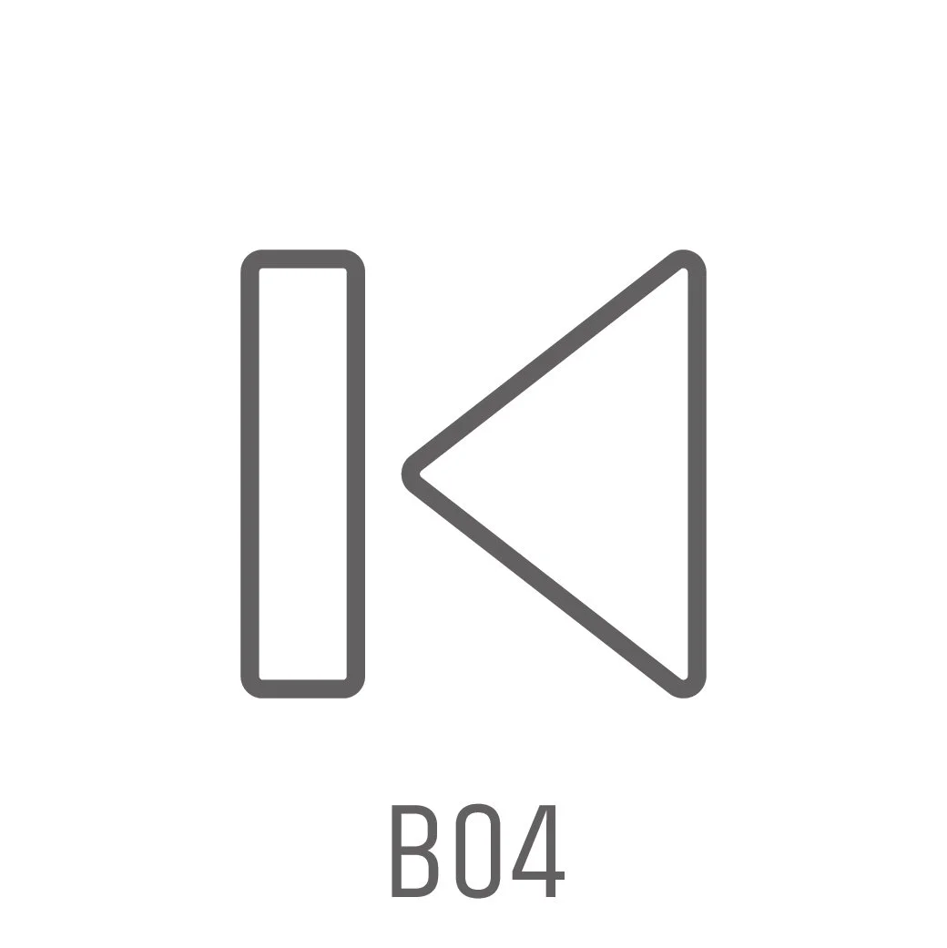 Audio and video icons for engraved buttons and switches