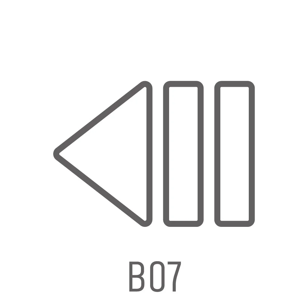 Audio and video icons for engraved buttons and switches