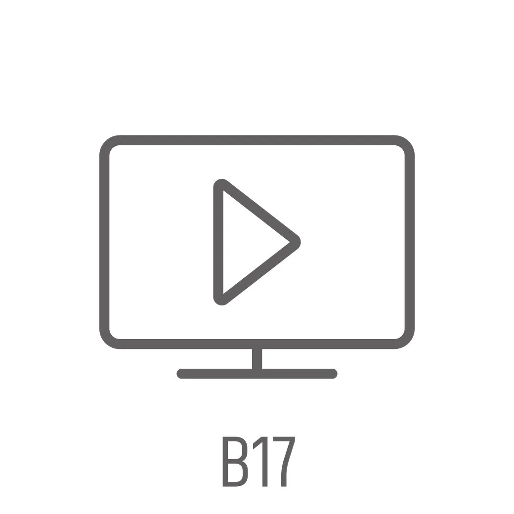 Audio and video icons for engraved buttons and switches