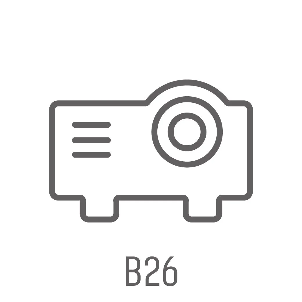 Audio and video icons for engraved buttons and switches