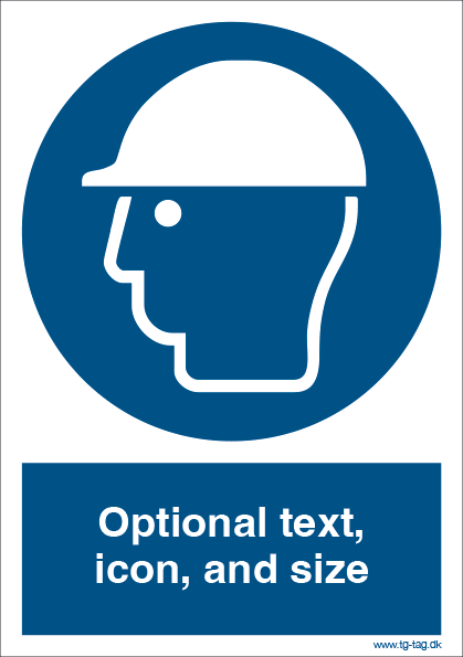 Mandatory signs for industry and workplace safety