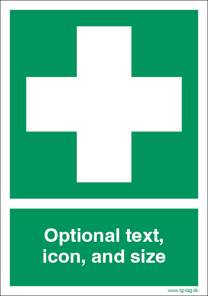 Emergency escape signs for industrial facilities and workplace safety