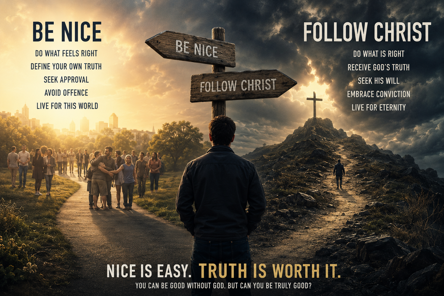 The Religion of Being Nice. Why “Just Be a Good Person” Is Not Enough