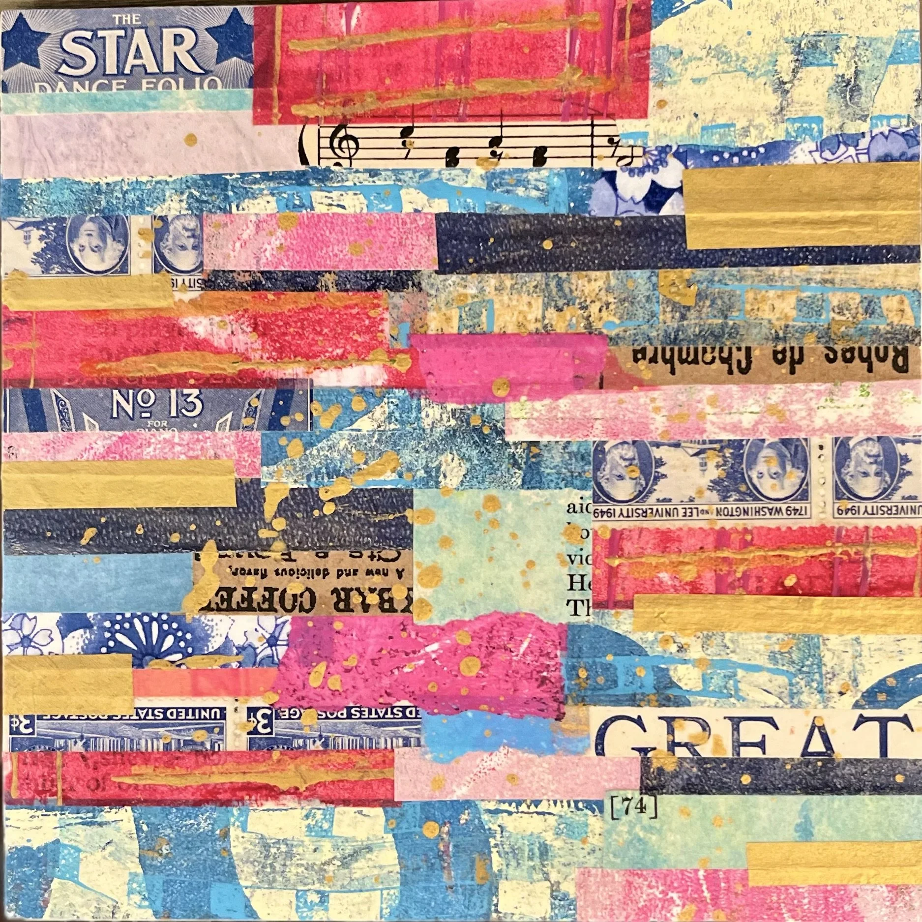 In The Mix - 6"x6"   $95