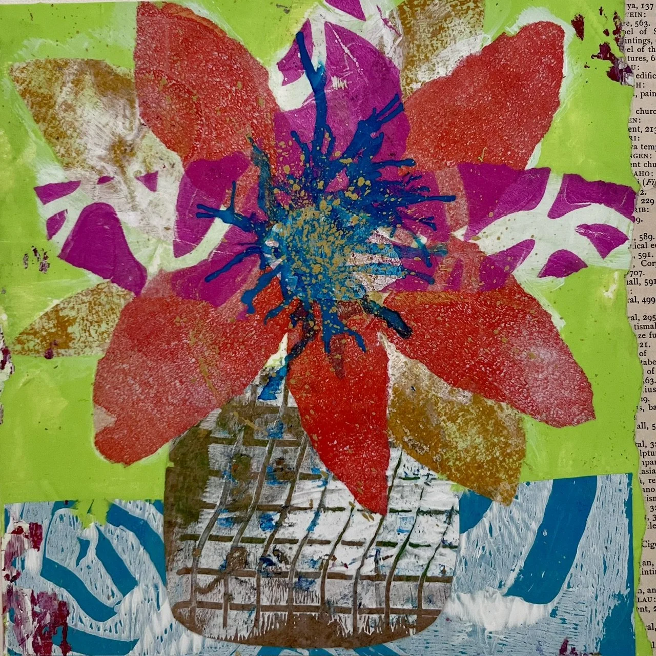 Bloom #6 - 8"x8"  $125