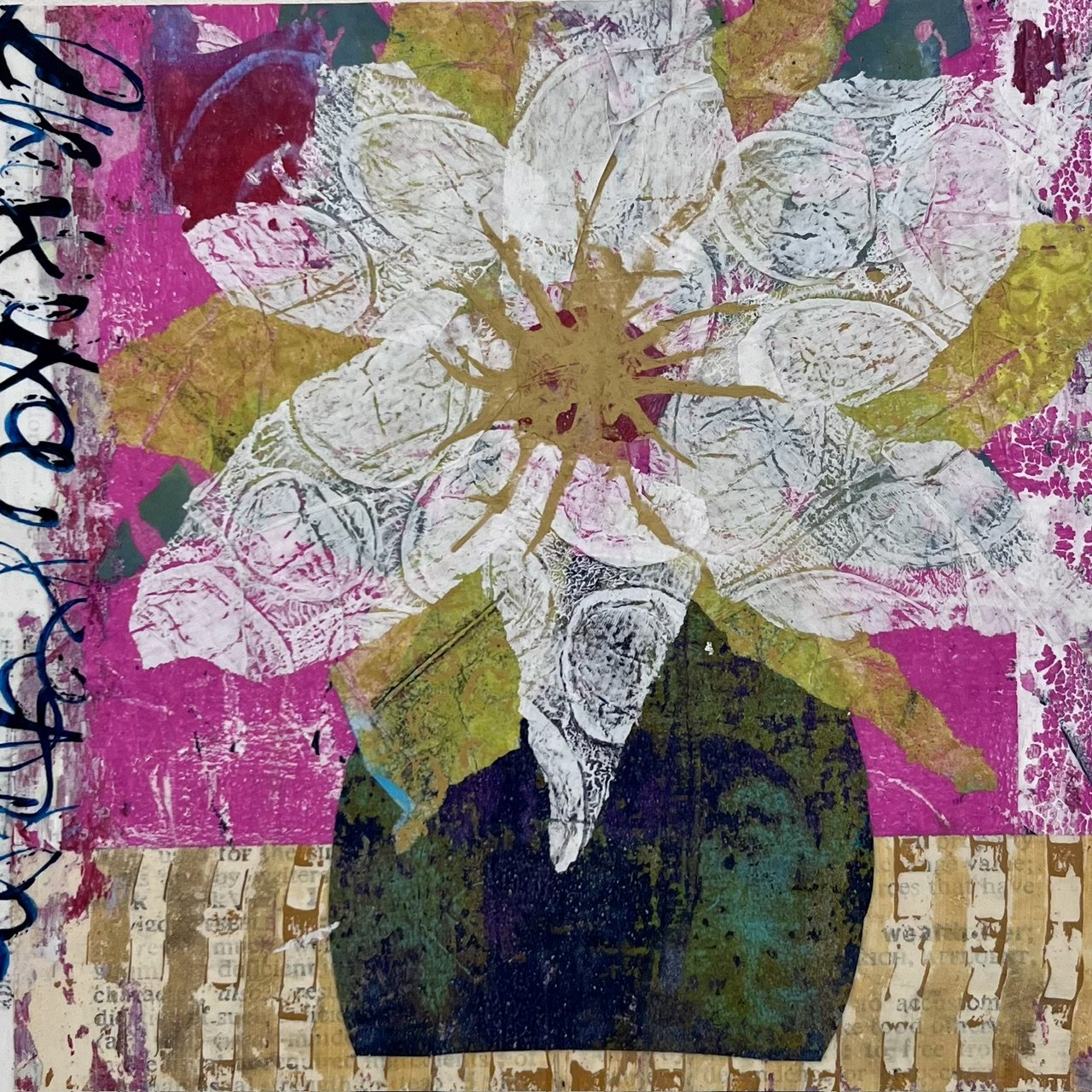 Bloom #4 - 8"x8"  $125