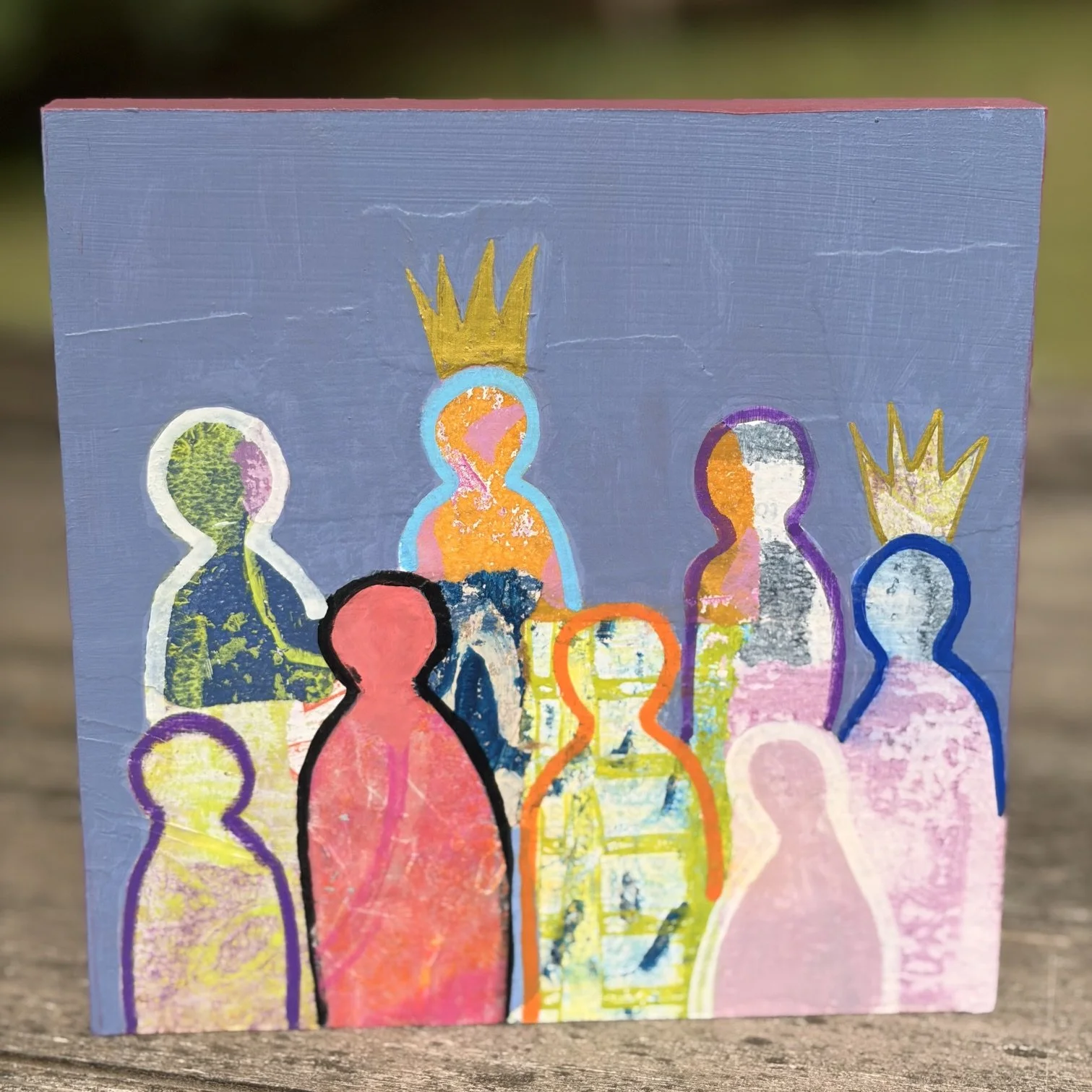 Silhouettes #4 - 6"x6"    $95