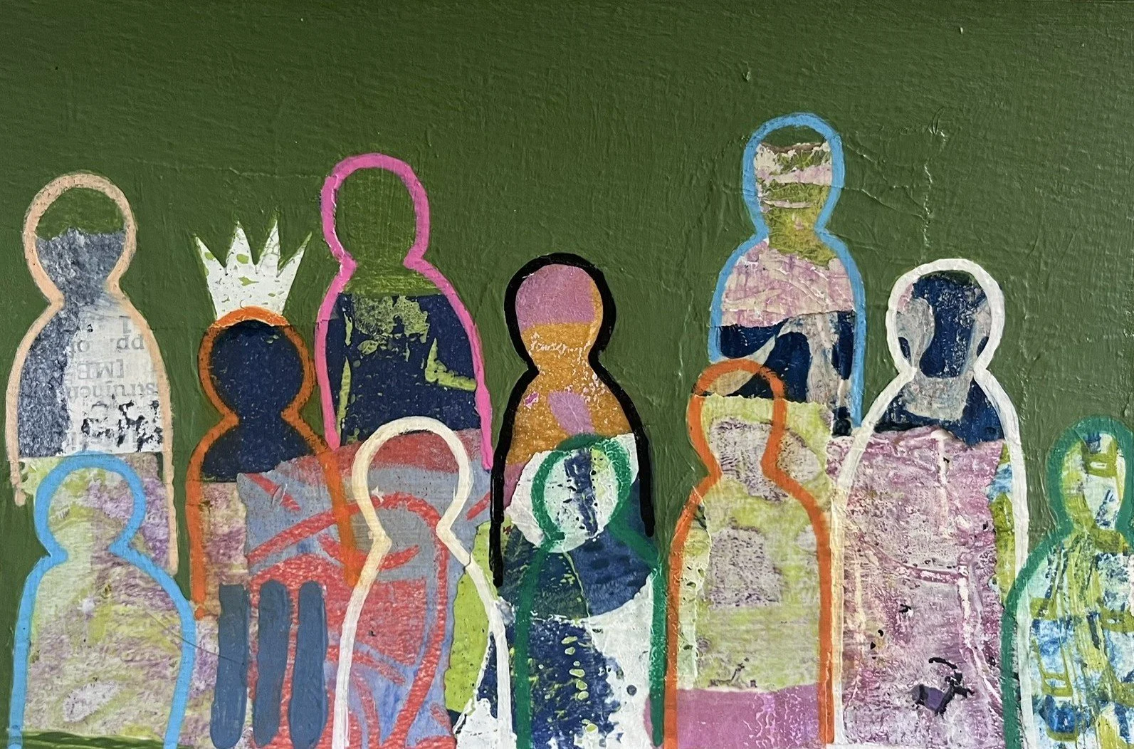 Silhouettes #6 - 8'"x10"    $145
